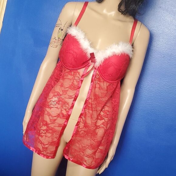 Sexy Santa Lingerie Nightie - Picture 1 of 9
